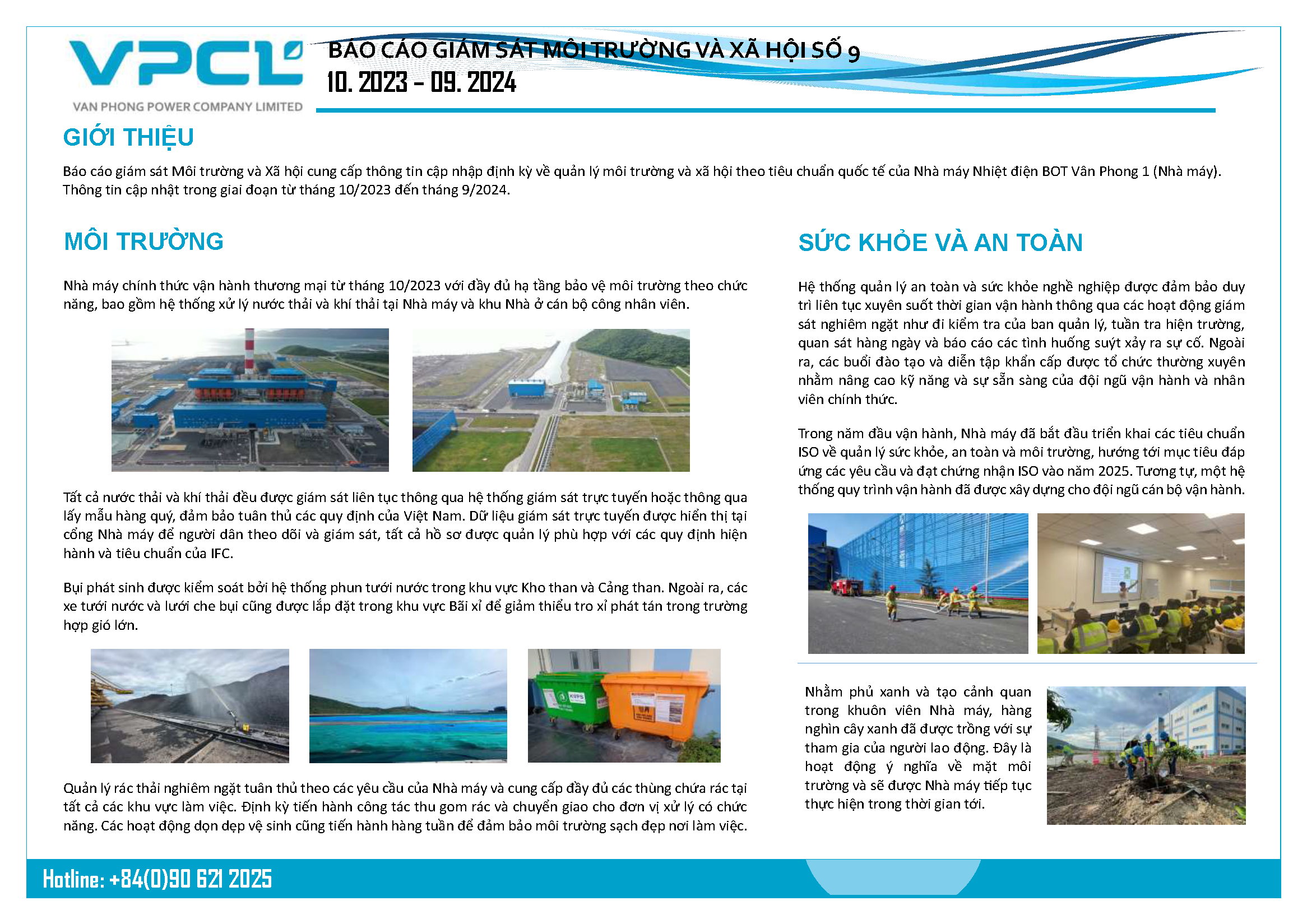 Environmental and Social Monitoring Report April 2023 – September 2023