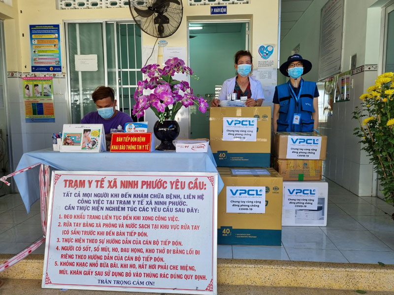 VPCL gave medical supplies to Health Clinic in February 2021